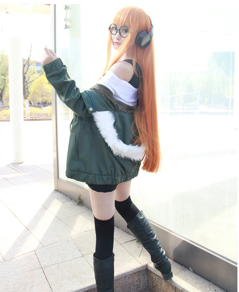 

Persona 5 Futaba Sakura Shirt Coat Jacket Cosplay Costume Full Set