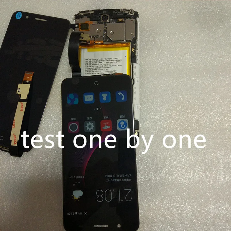 Оригинальный ЖК дисплей + сенсорный экран для ZTE Blade A610 Plus сменный дигитайзер в