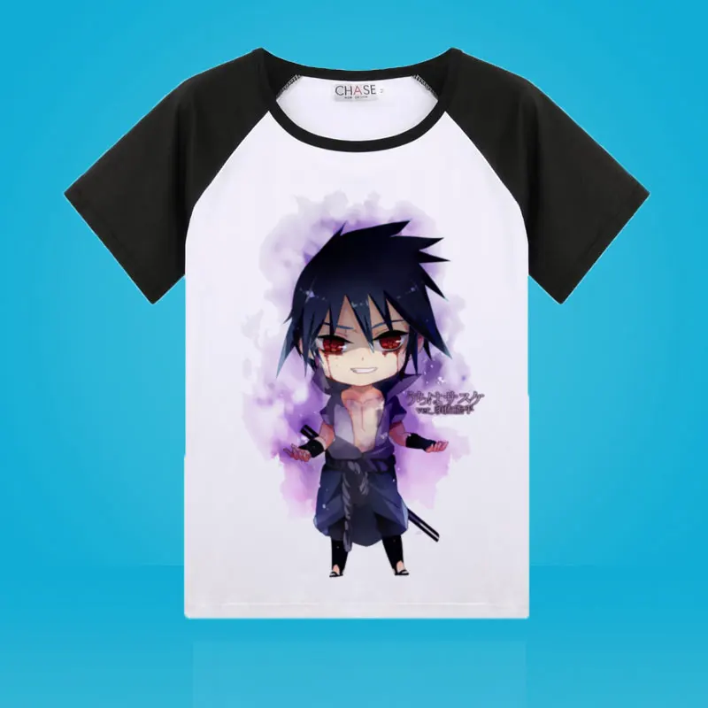 Мужская футболка с принтом аниме Наруто Новая Летняя Повседневная удзумаки