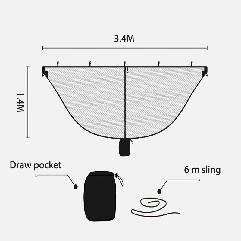 Новый с сеткой от комаров сетчатый гамак переносная Мебель Кемпинг легко