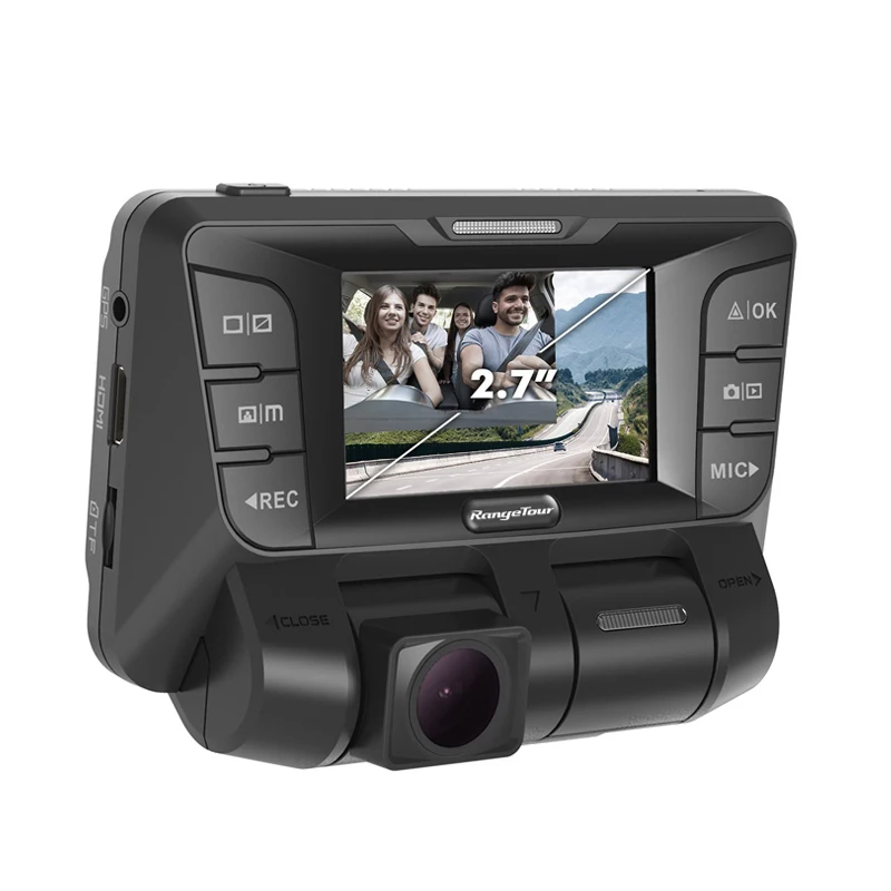 Дальний Тур Внешний gps регистратор Dashcam B90D Novatek 96660 wifi Dashboard двойной объектив Full HD