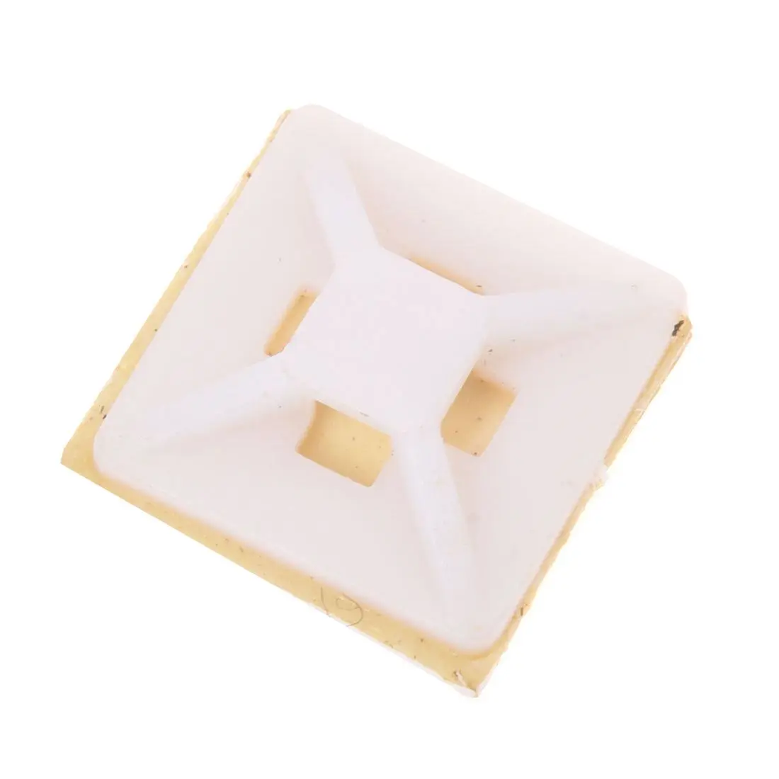 Белый Самоклеющийся держатель для кабеля 100 шт.|tie mount|cable tie mounting baseadhesive cable |