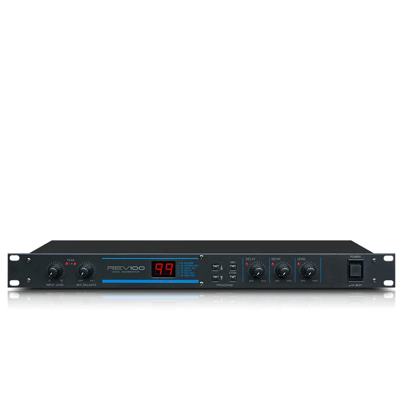 Профессиональный Мощный предусилитель для караоке DSP с 99 цифровыми настройками