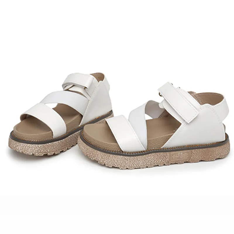 NEW Arrivals Summer Women's Sandals Big Size 41 42 43 Ladies Platform Shoes Casual Flat Heel Women White | Обувь
