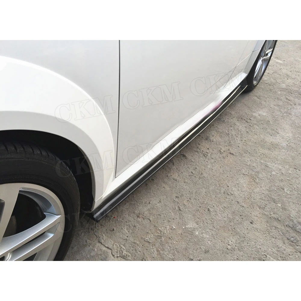 Комплект для Audi TT из углеродного волокна боковые юбки TTS TTRS 2014 2015 2016 2017 BT Style Защита