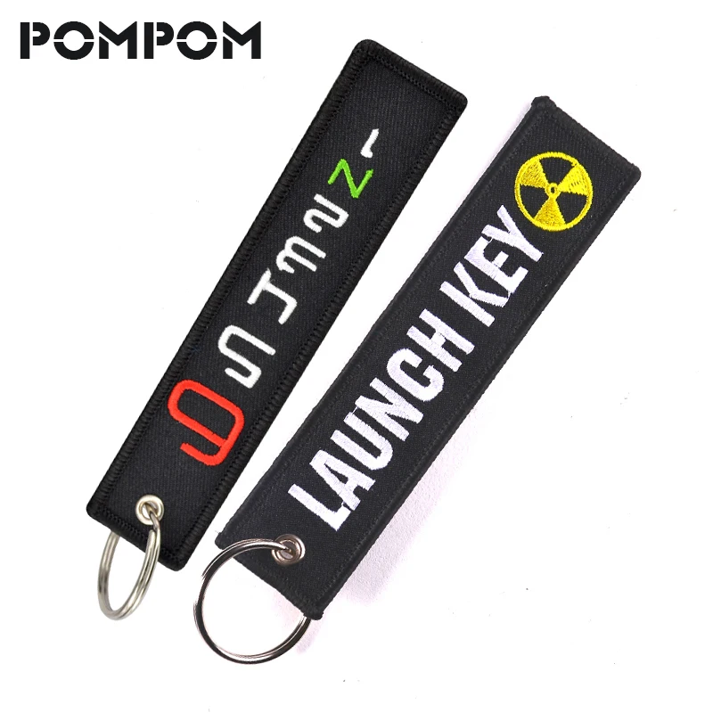 

POMPOM Fashion Launch Keychain for Motorcycles Cool Motorbiker Key Tag 65432N1 Key Fob for ATV Cars Truck Key chains Chaveiro