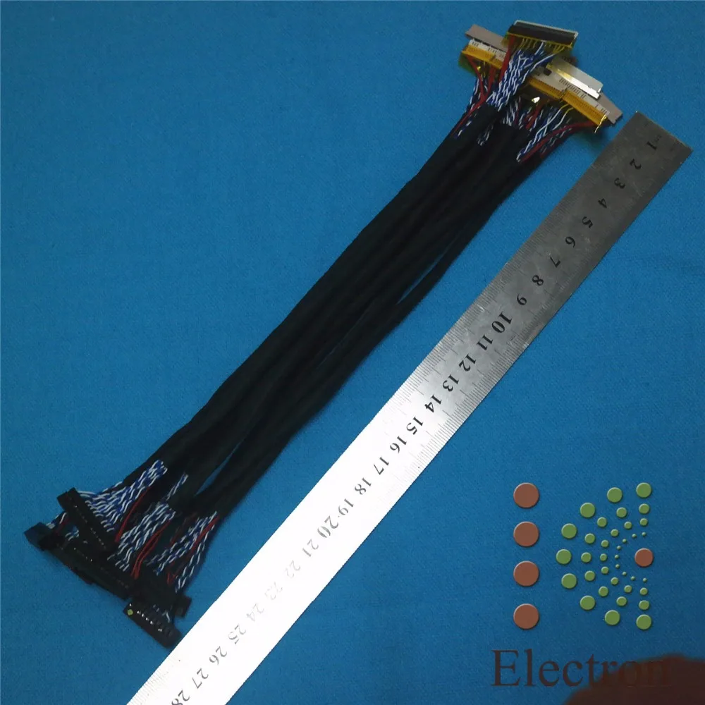 10 шт. набор кабелей для ЖК экрана поддержка универсального кабеля LVDS