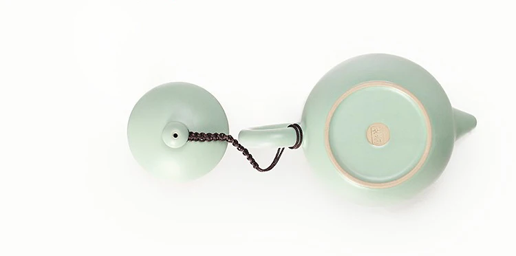 Красивый чайный горшок с изображением китайской печи селадона сервиз Zisha Ceramics Arts