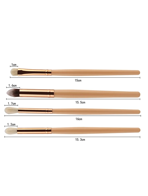 

12 Pcs Goat Hair Eye Makeup Brushes Set