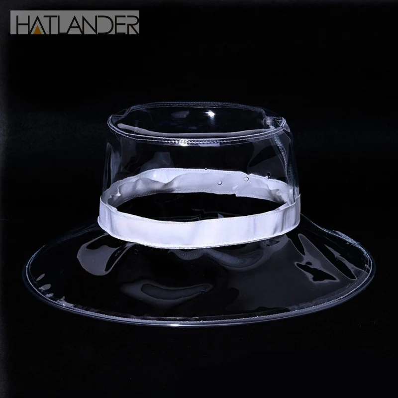 [HATLANDER] Модные прозрачные шляпы с солнцезащитным козырьком для женщин стильная