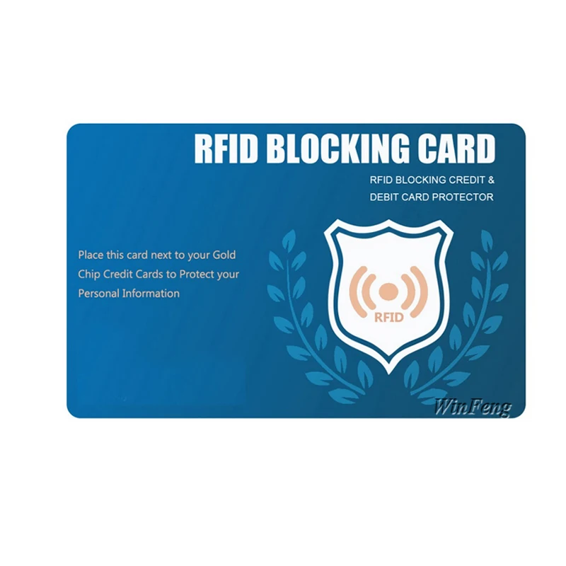 500 шт./лот 13 56 МГц RFID блокировщик карты NFC блокировка анти-идентификационный банк