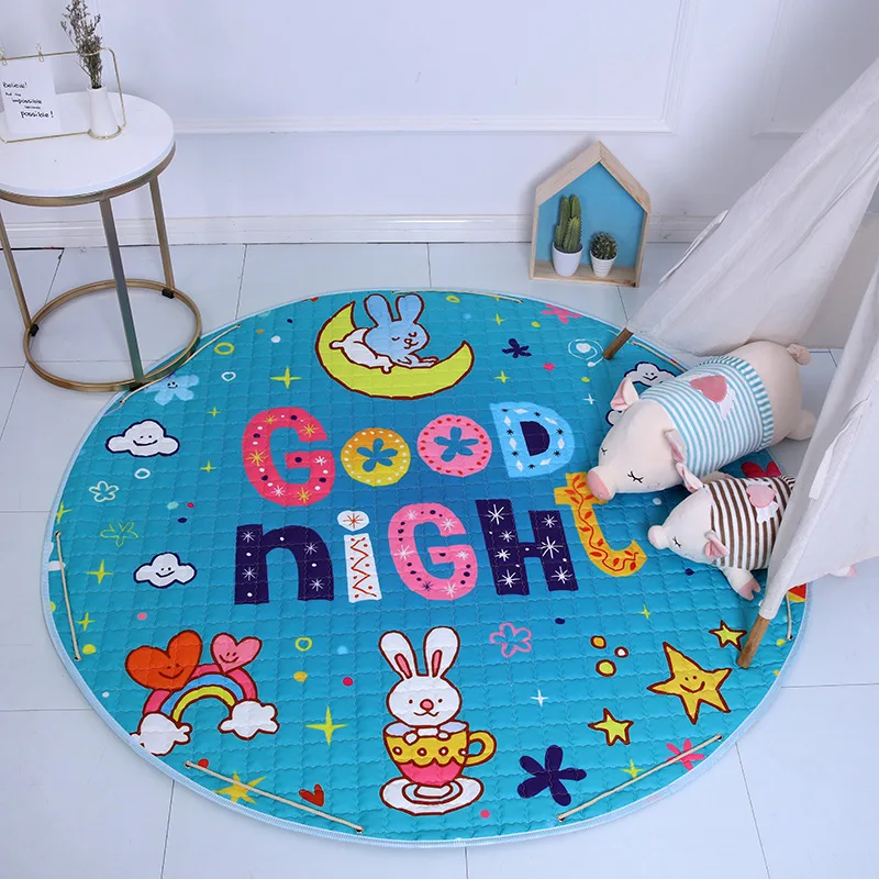 150cm Baby Developing Crawling Mat Children Picnic Play Mats Round Child Toys Kids tollder Carpet Soft Baby Rug Play Mat