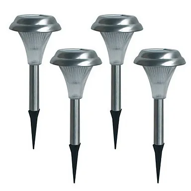 4 шт. лампа с солнечной батареей светодиодные фонари для сада энергии