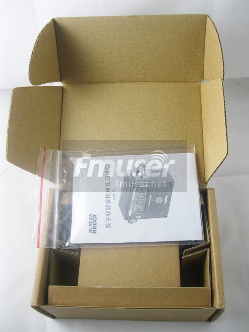 FMUSER 1050A 199W VHF UHF мини портативный цифровой измеритель мощности КСВ HF Band мощность