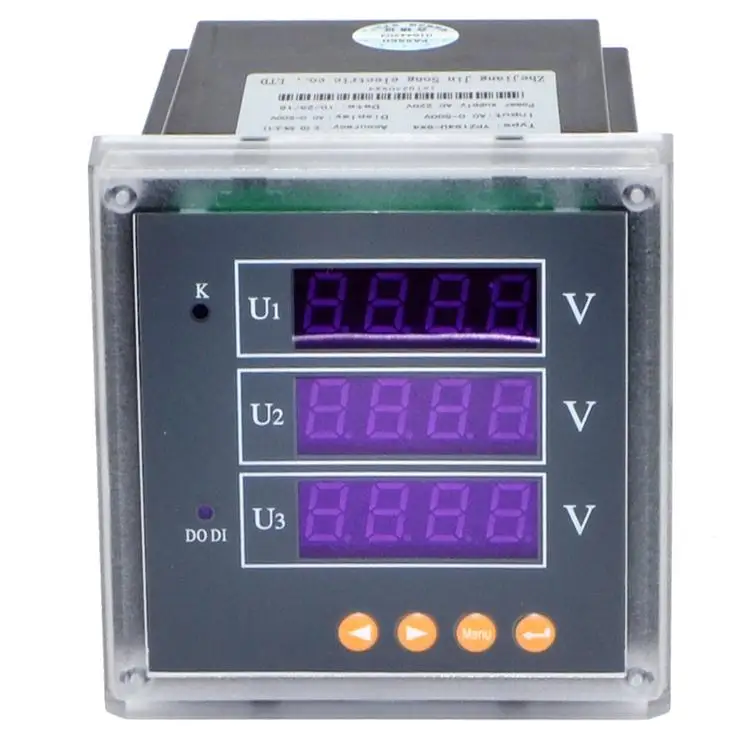 Трехфазный Измеритель Напряжения AT28V 96 светодиодный цифровой вольтметр 3P