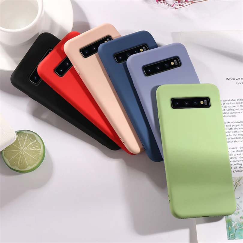 Ударопрочный чехол для Samsung Galaxy S7 Edge S10E S10 S9 S8 Plus мягкий силиконовый чехол-накладка