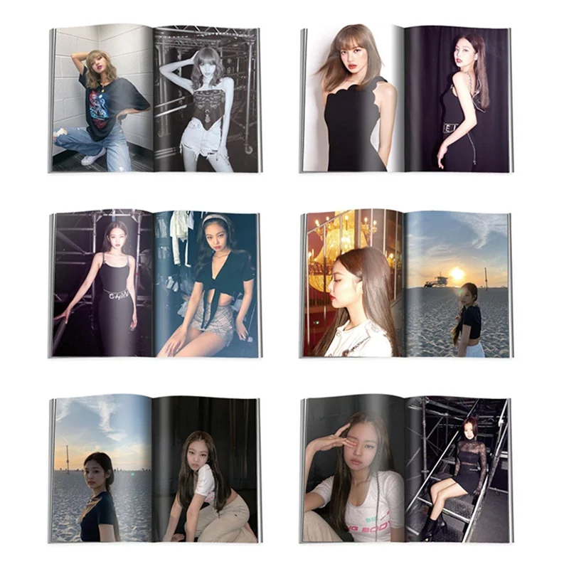 BLACKPINK LOMO Card фотоальбом маленькие открытки фотооткрытки вентиляторы коллекция фотографий книга Канцелярский набор