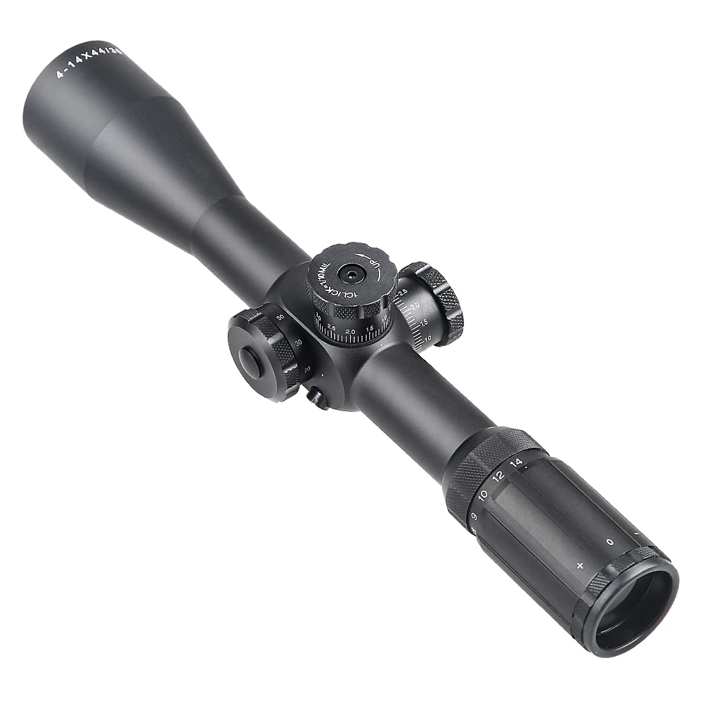 BIJIA 4-14X44 FFP Riflescope First Focal Plane and Side Parallax 30mm Tube with 20mm Picatinny Scope Ring | Спорт и развлечения