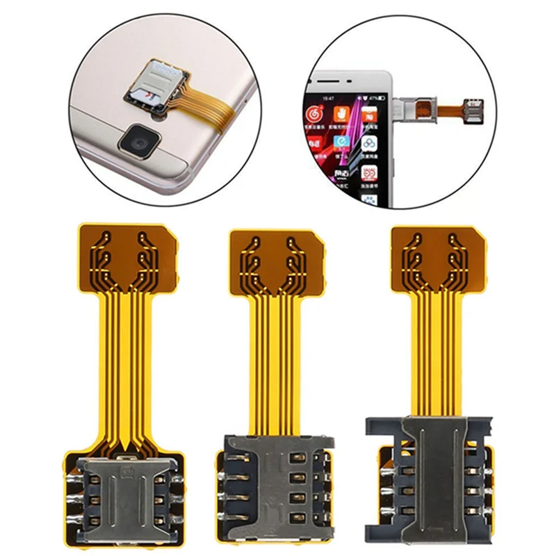 Универсальный TF Гибридный слот для Sim карты адаптер двух SIM карт Micro SD удлинитель