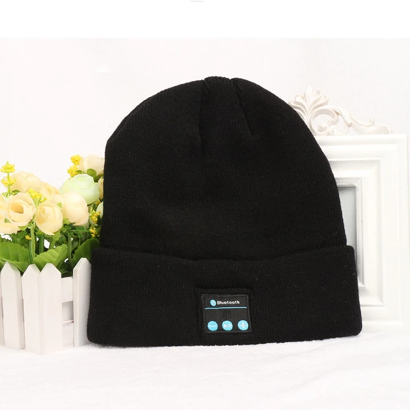 Оптовая продажа 5 шт. * Bluetooth музыкальная шапочка мягкие теплые стерео наушники