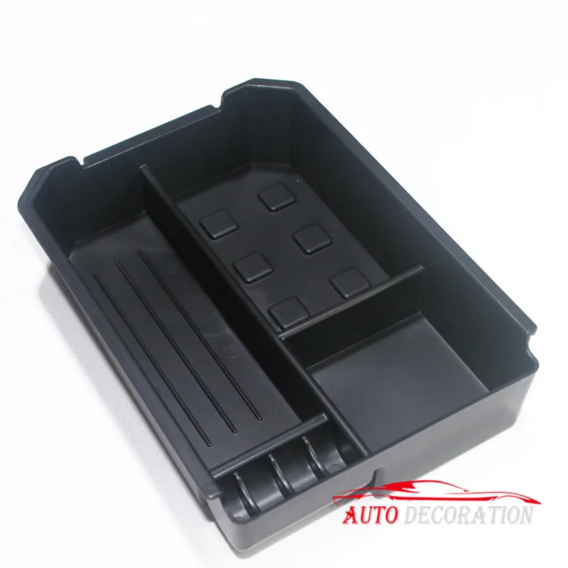 Для Toyota RAV4 2009 2010, 11, 12, 13, 14, 15, 16 лет черный интерьер автомобиля-Стайлинг подлокотник ящик для хранения Организатор Чехол 1 шт./компл. с коврик