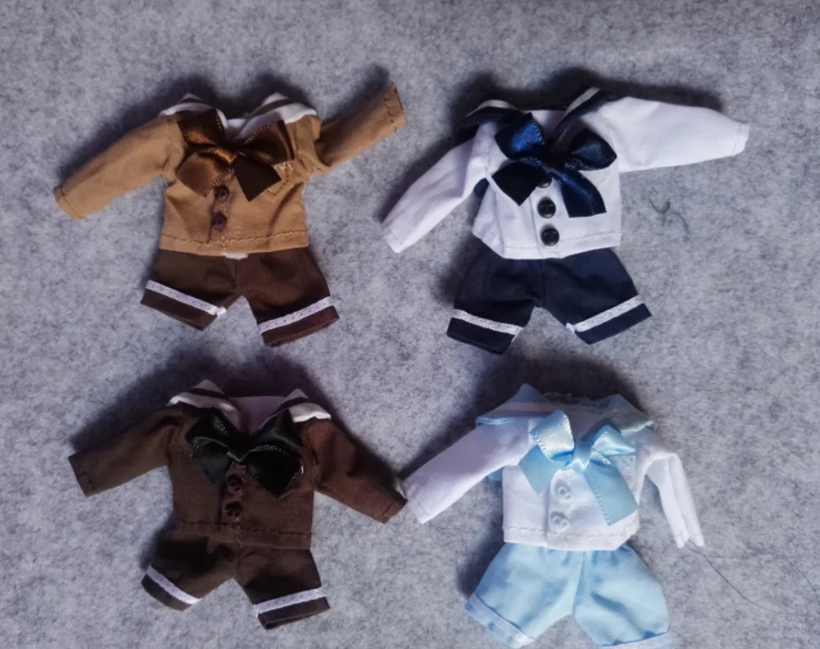 

1 set Sailor suit clothes for Obitsu11 OB11 1/12 doll available for cu-poche OB11 doll accessories doll clothes