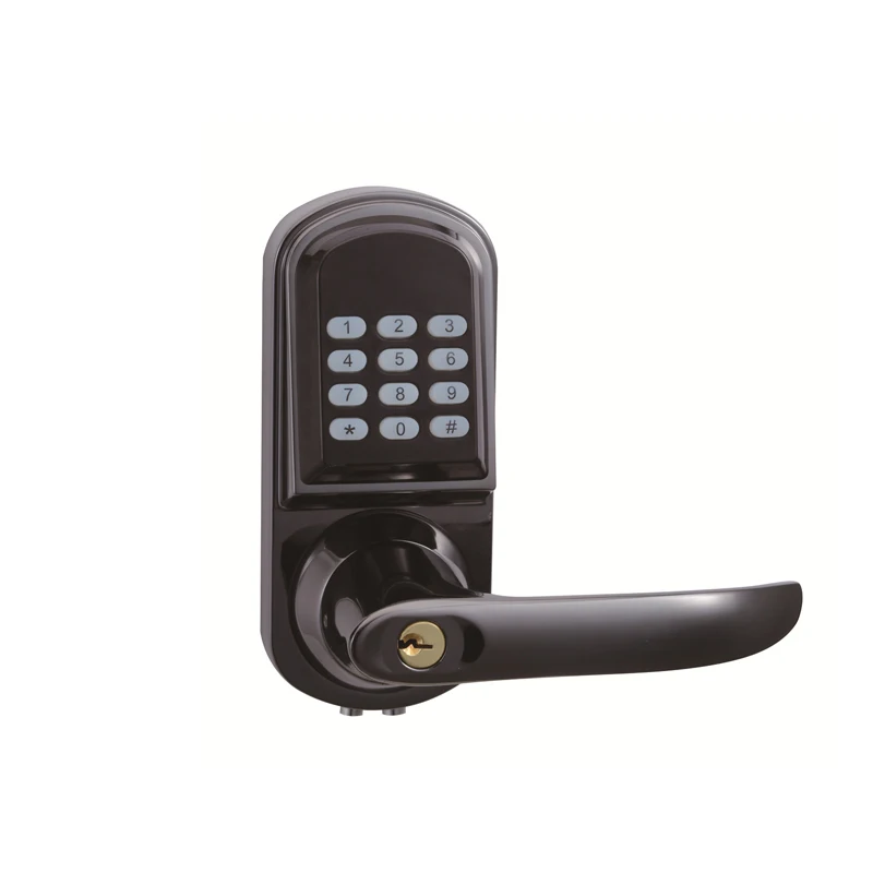CYPATLIC электронный Bluetooth Cadeado Smart Pin код цифровой дверной замок без ключа Пароль замок для гостиницы и квартиры - Цвет: Black