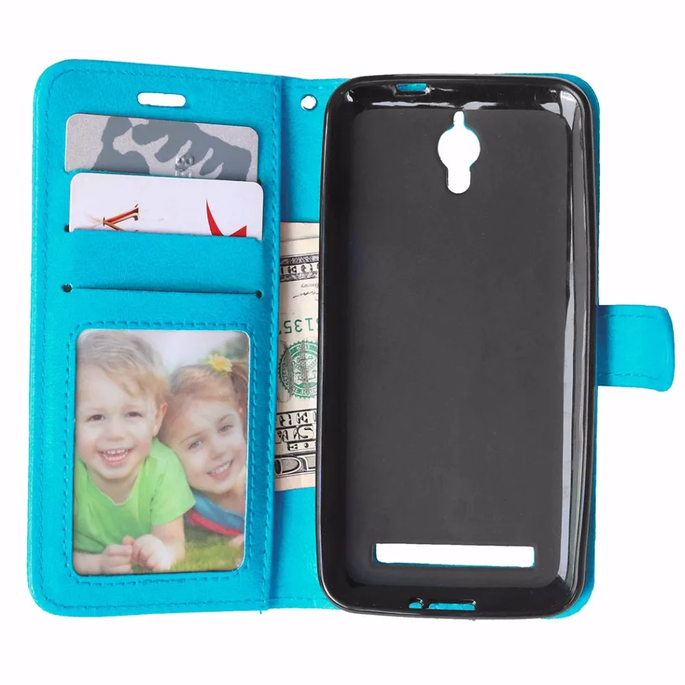 Чехол книжка для Asus_Z007 zenfonec чехол Asus Z007 Zenfone C ZC451CG ZC ZC451 451 451CG CG 4 5 &quotкожаный с