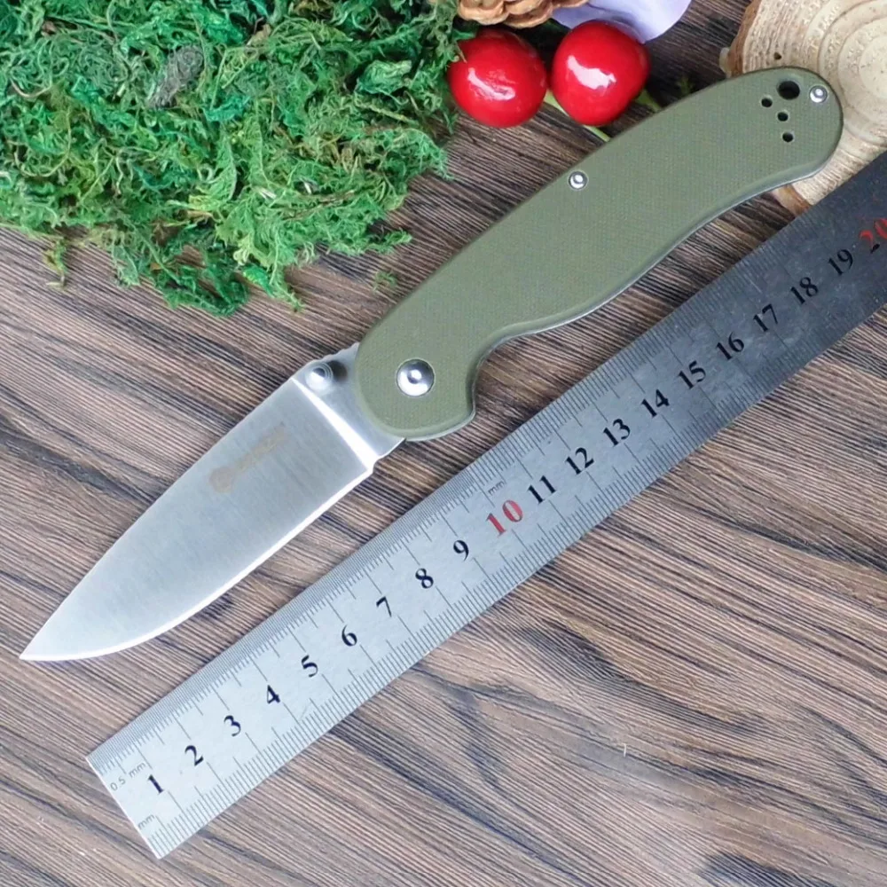 Ganzo G727M жар-58-60HRC 440C G10 или деревянная ручка складной нож для выживания Отдых на природе нож карманный тактический Открытый EDC инструмент