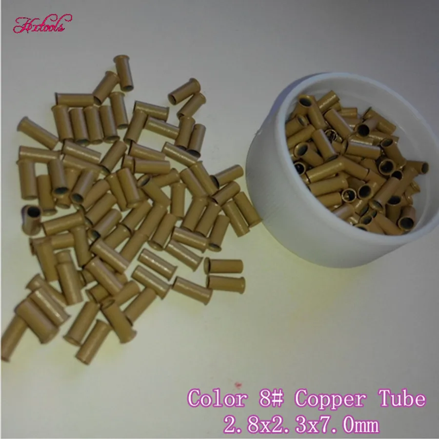 10000 шт. медные мини замки для наращивания волос 2 8x2 3x7 0 мм|hair extension tubes|copper tube ringcopper