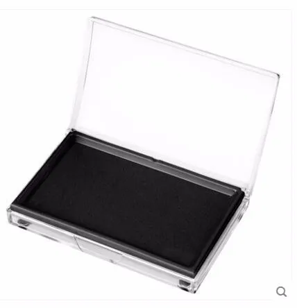 Большой черный коврик для чернил большой выделенный Быстросохнущий губчатый