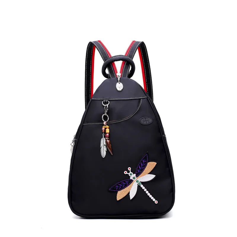 2017 Осень новый водонепроницаемый рюкзак в стиле Оксфорд Этническая изящная