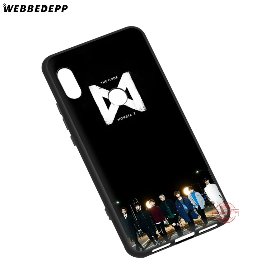 WEBBEDEPP Monsta X Band Soft Silicone Case for Xiaomi Mi 6 8 9 SE MAX 3 A1 A2 Lite F1 Cover | Мобильные телефоны и