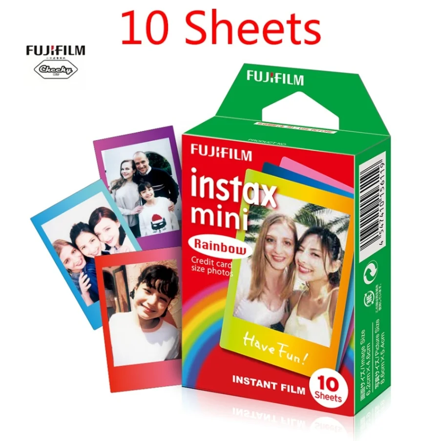 10-60 шт. Подлинная Fujifilm Instax Mini 8 9 цветная фотобумага для Fuji 9 8 7s 50s 50i 90 25 70 Share SP-2 SP-1 моментальной камеры - Цвет: Option 3
