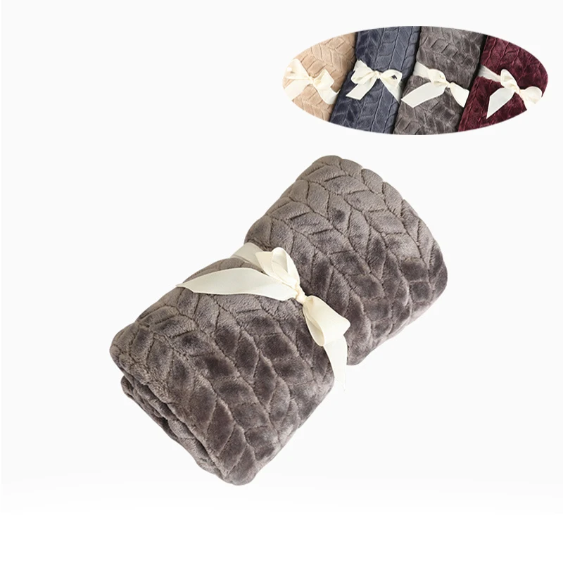 Супермягкое фланелевое одеяло для использования в самолете диван офисное