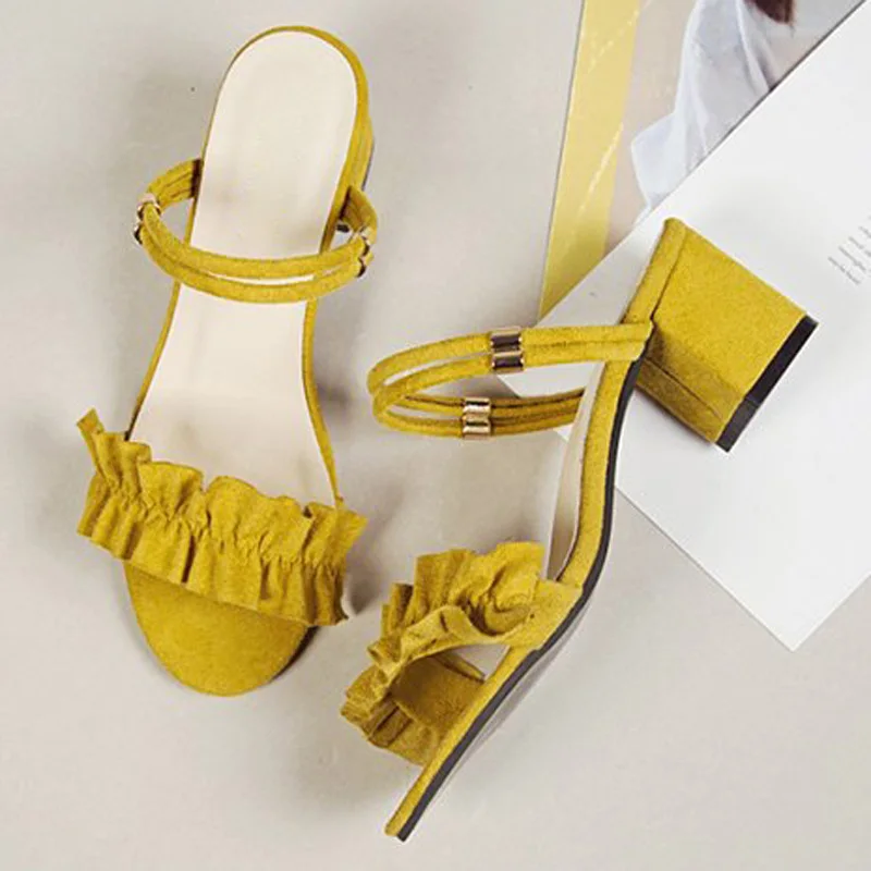 2019 г. летние сандалии на высоком квадратном каблуке женские шлепанцы платформе с