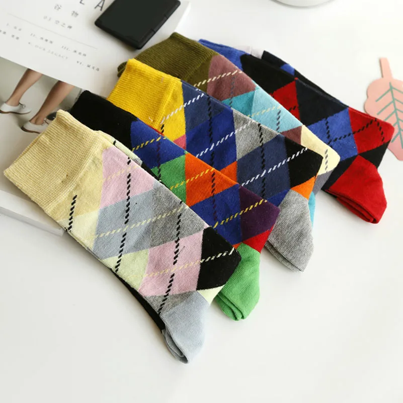 Носки мужские из чесаного хлопка 6 парт/лот | Мужская одежда