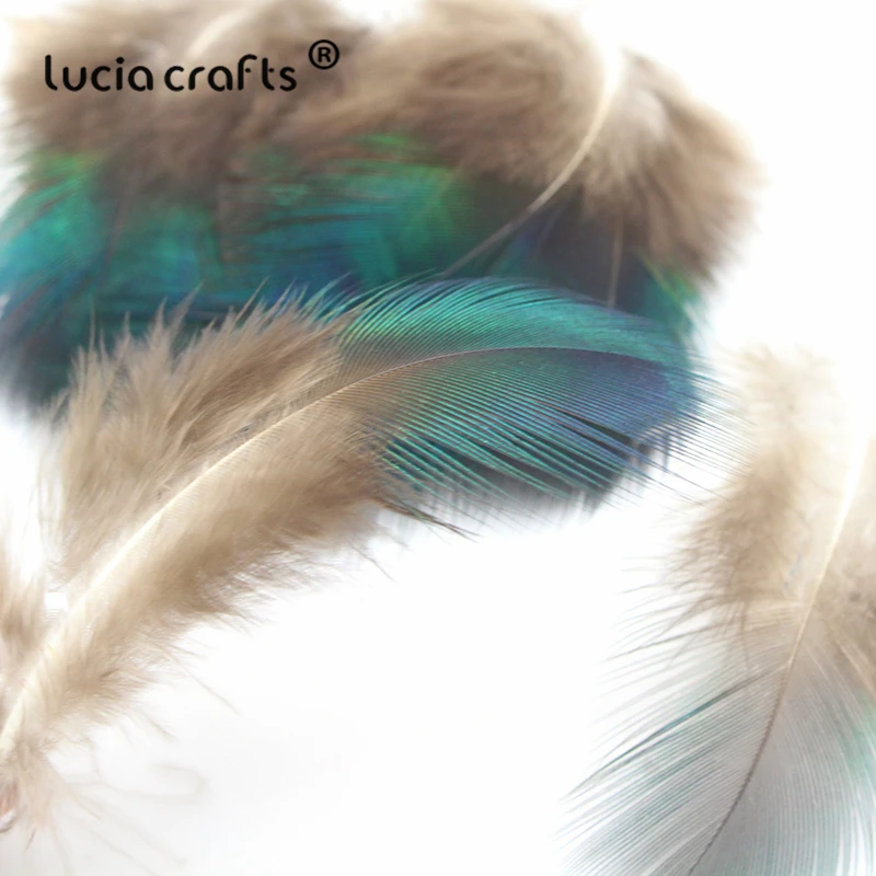 Lucia crafts 12 шт 4-8 см красочные павлиньи перья вечерние украшения для дома и праздника DIY аксессуары для одежды ручной работы CH0513