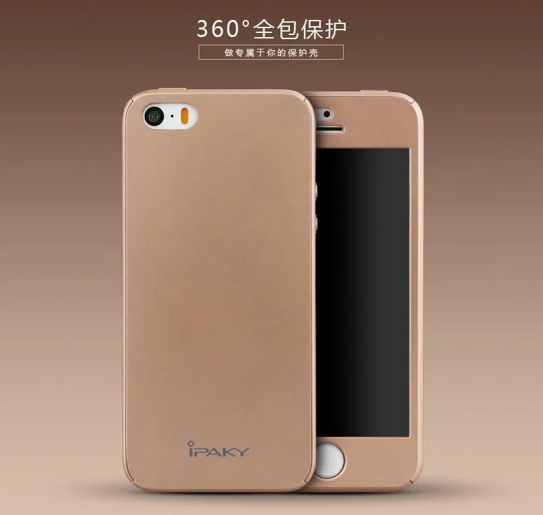 IPaky 360 полный защитный чехол для чехла iPhone 5S для iPhone5 4," роскошный защитный тонкий чехол для iPhone 5 5S SE противоударный чехол s