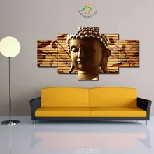3 4 5 шт. Wall Art Холст Картина Религия Будды Настенная живопись на