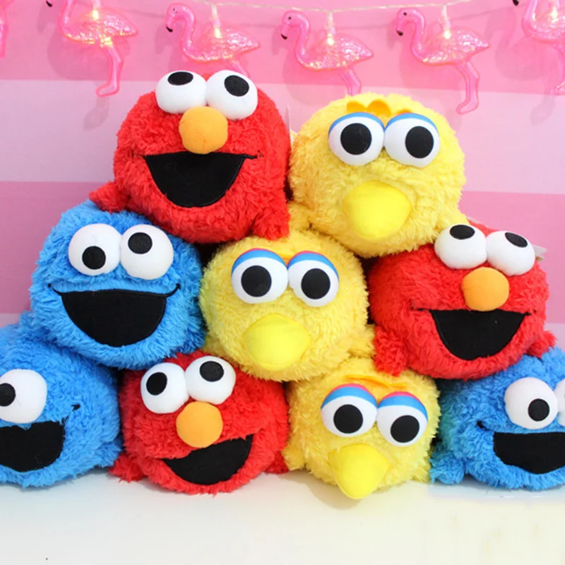 Мини Улица Сезам плюшевые мягкие игрушки эльмо большая птица монстр кукла для