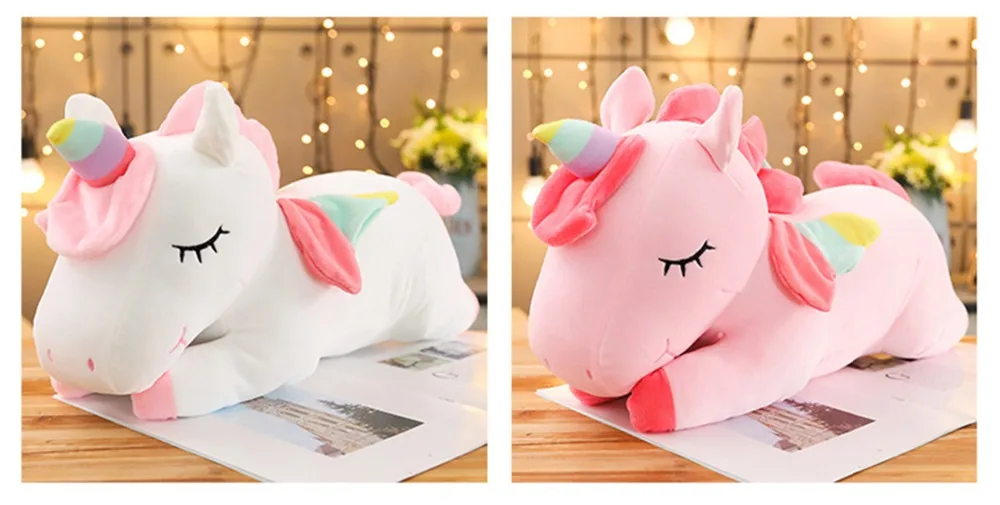 25 см новые дешевые Плюшевые Kawaii Единорог Рисунок Плюшевые игрушки прекрасный единорог животное мягкие плюшевые куклы подарок на день рождения для детей