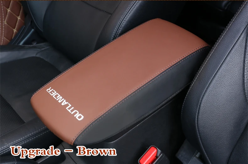 Для Mitsubishi Outlander 2013 Кожаный Автомобильный подлокотник, центральная консоль, подлокотник, коробка для хранения, защитная подушка