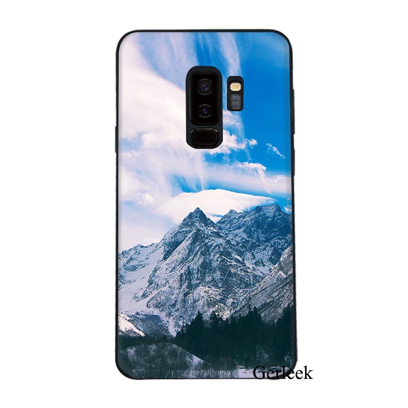 Чехол для телефона Mountain Forest Clouds Classic High-end Samsung Galaxy A3 S6 S7 Edge S8 S9 Plus 2016 2017 | Мобильные