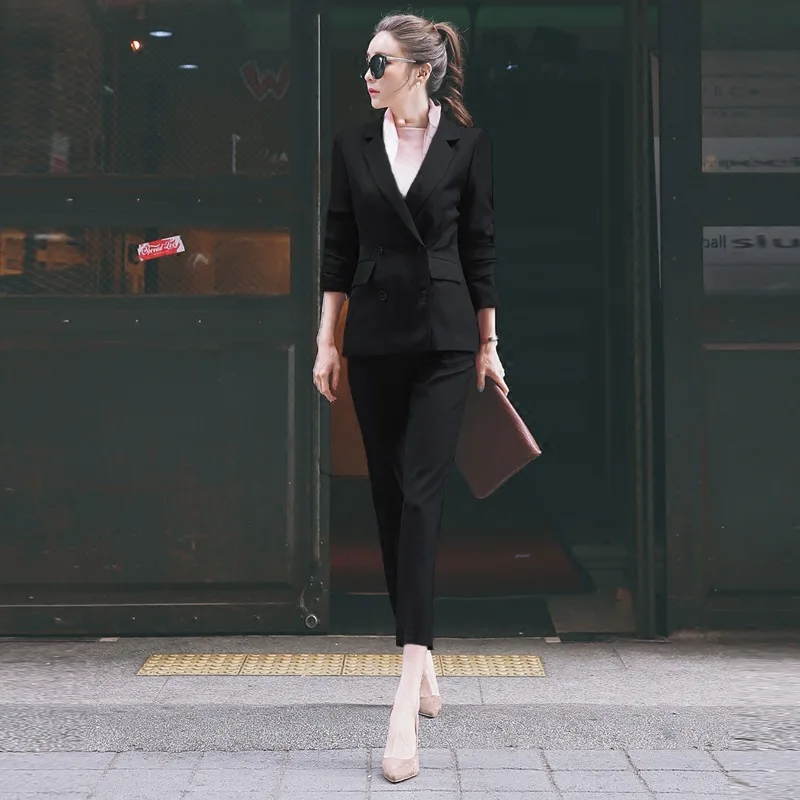 Новинка 2018 весенне осенний зимний теплый женский комплект рабочая одежда