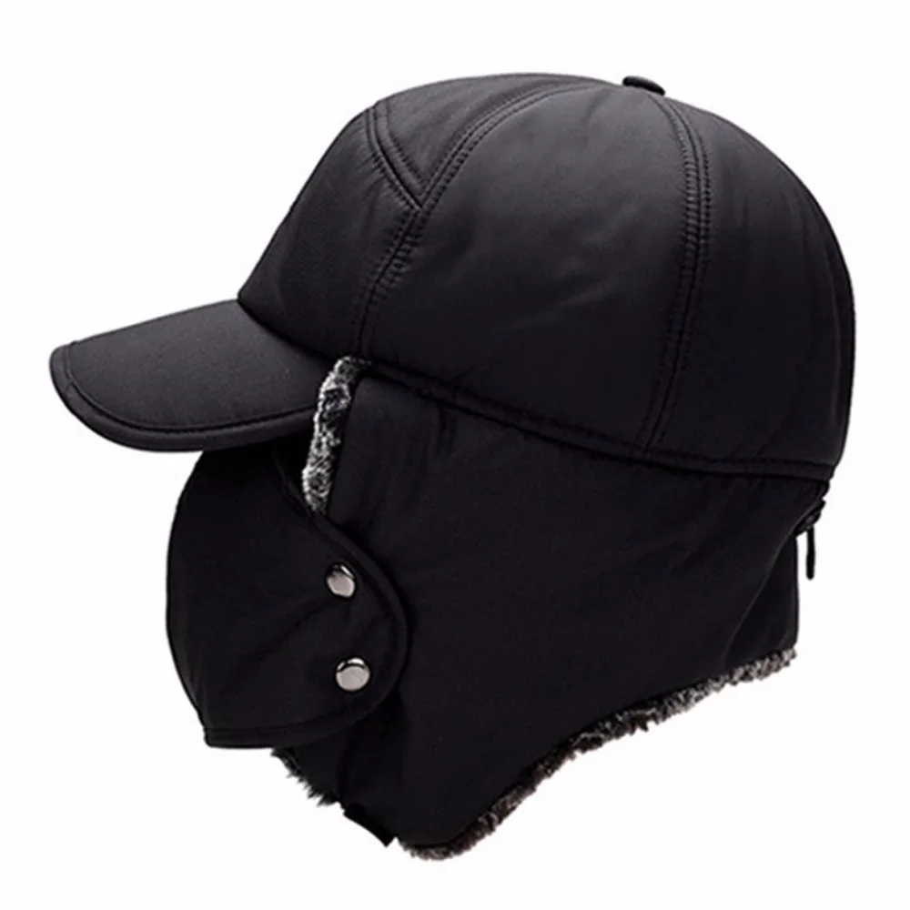 SYi Qarce Hot Sell Men's Winter Warm Hat Ear Protection Face Bomber Hats for Outdoor Bone Cap Skating Skiing NM720-22 | Аксессуары