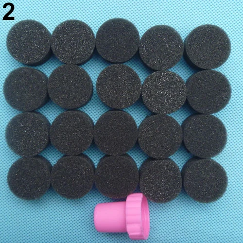 Новый черно-белый штамповочный стемпер для ногтевого дизайна губка нанесения