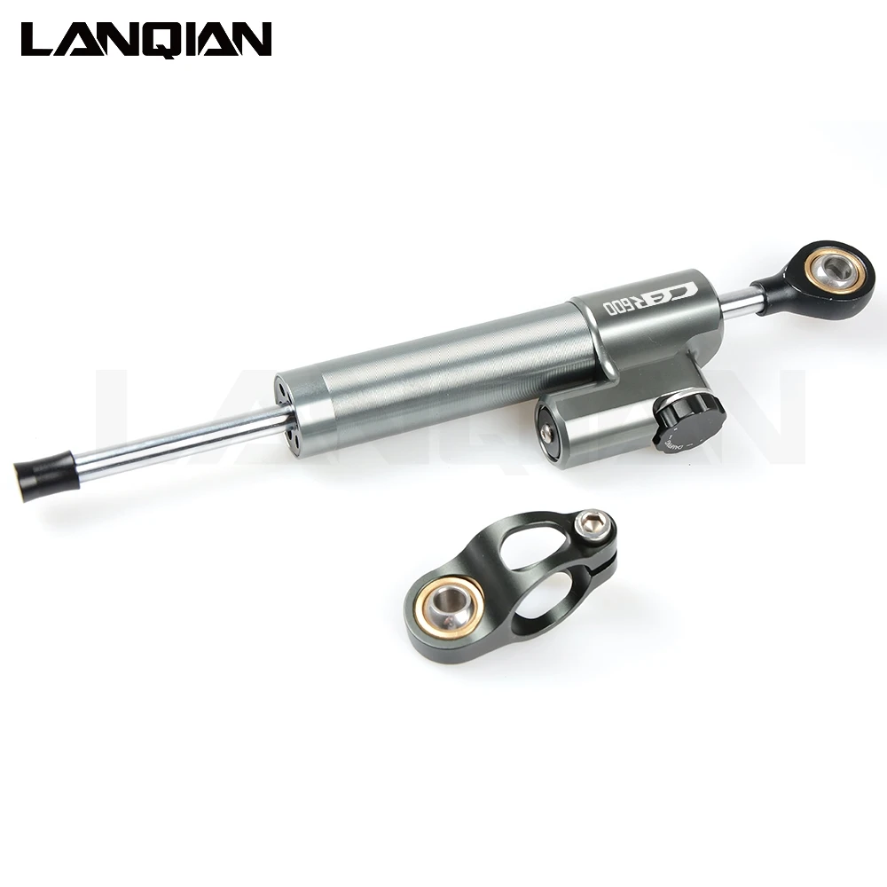 Black Gary Для Honda CB 599 919 400 CB600 логотип HORNET CBR 600 F2 F3 F4 F4i аксессуары мотоциклетные демпфер рулевое управление стабилизация контроль безопасности - Цвет: Black Gary