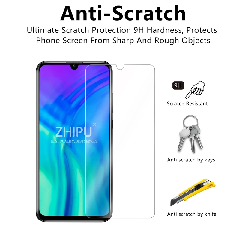 Закаленное стекло для huawei Honor 10i Защитное экрана 2.5D 9H закаленное 20 Lite защитная