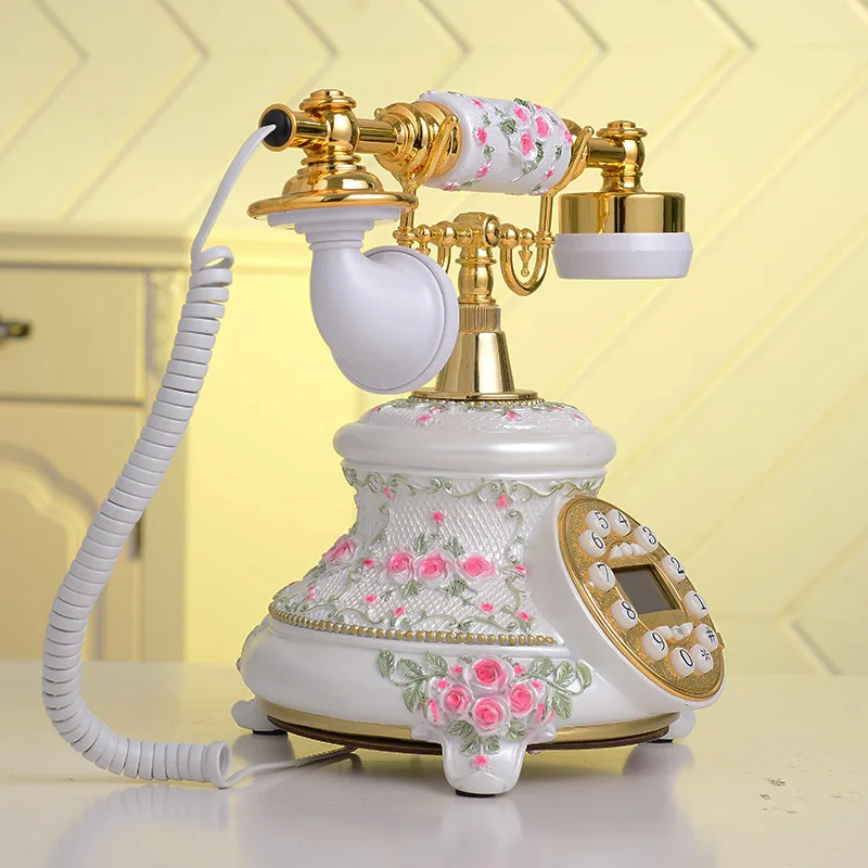 European high-end antique telephone landline fashion creative reuse home office phone | Обустройство дома